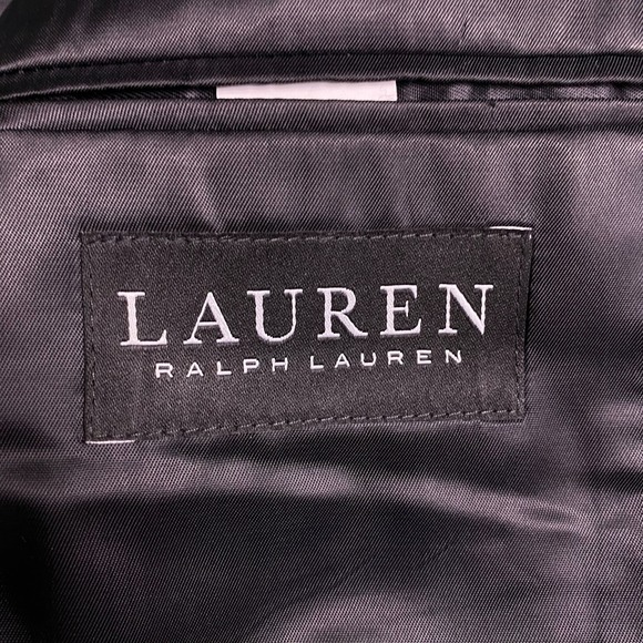 NEW Lauren Ralph Lauren Tuxedo Jacket 42L Mens Larry Classic Fit 100% Wool Black - Picture 6 of 9